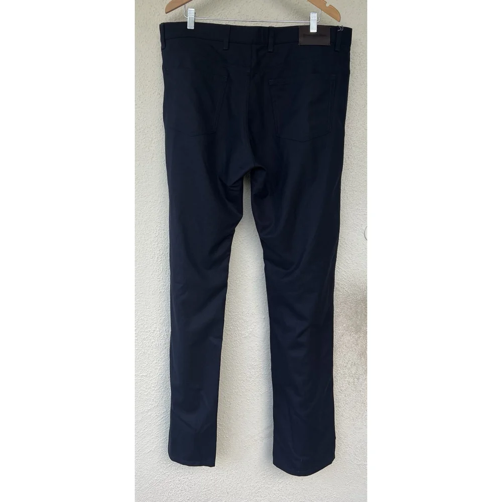 NWT Ermenegildo Zegna Black Wool Casual Trousers Pants Men’s Size US 40 Luxury